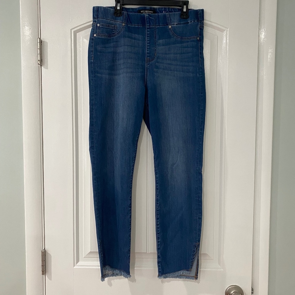 Liverpool Los Angeles skinny crop size 8
